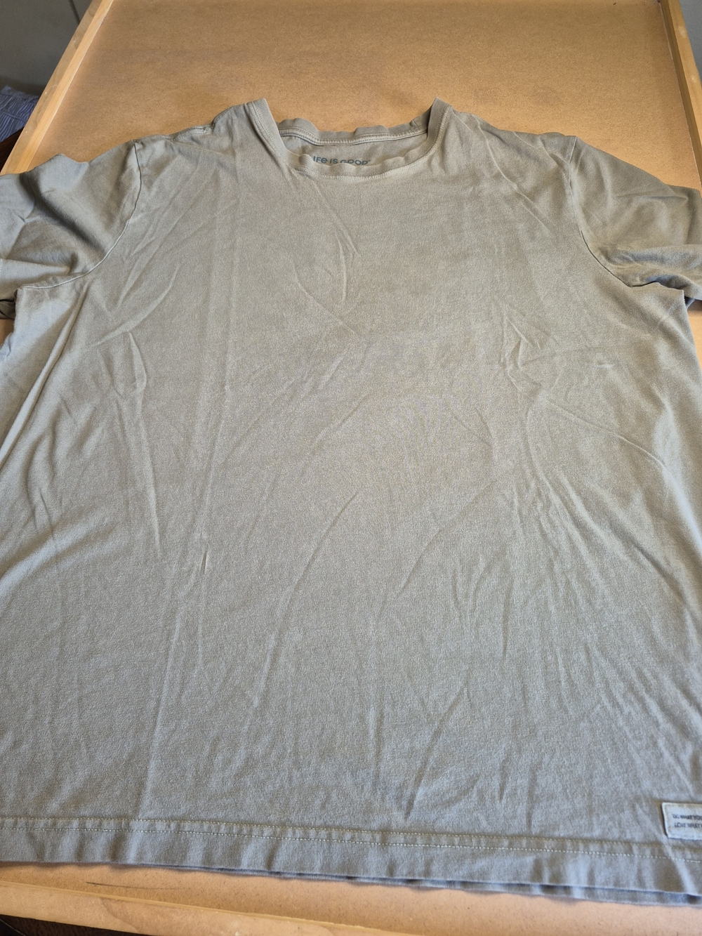 Life Is Good Men’s Short Sleeve Tee in Sage Green 3696/1